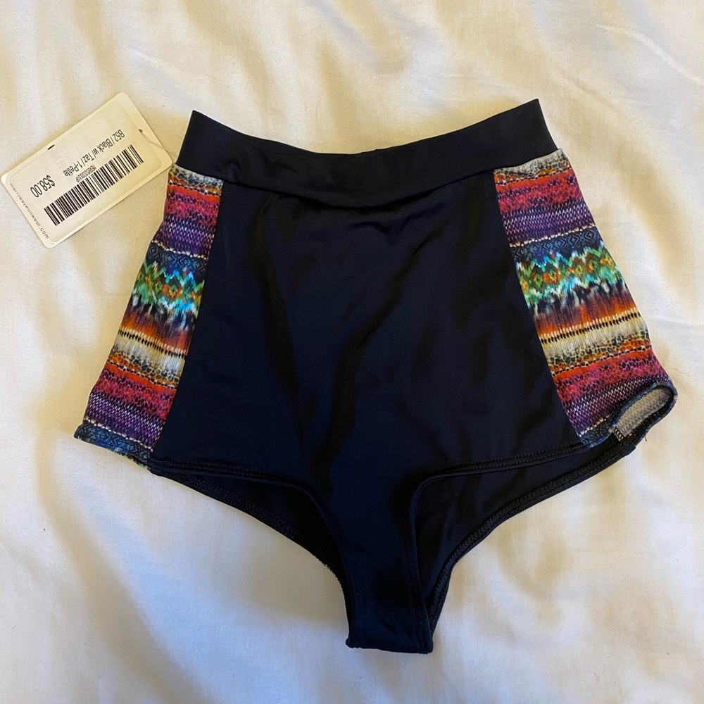 Vintage high-waisted swim bottoms XS